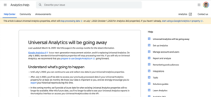 Google anunciou o fim do Analytics Universal, Veja migrar para o GA4