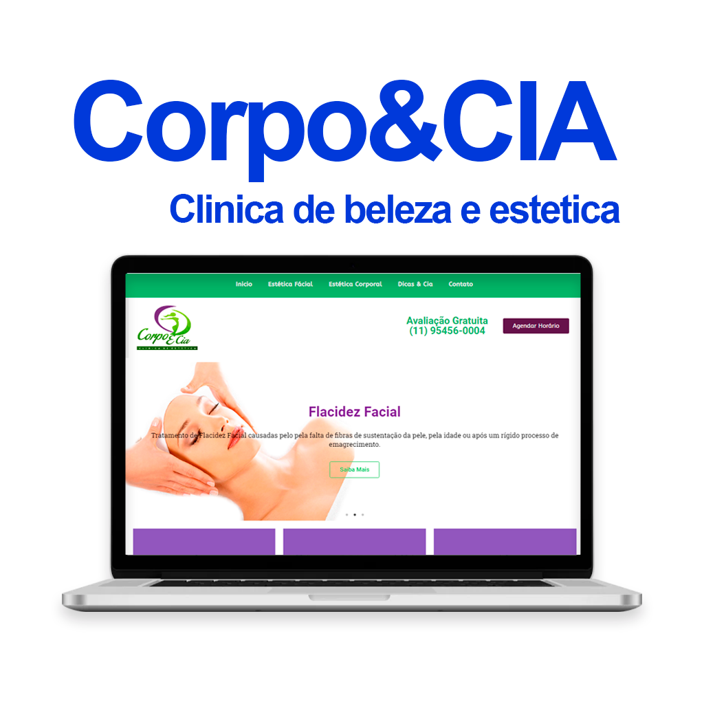 portifolio site corpo e cia AGNC - Agência de Marketing
