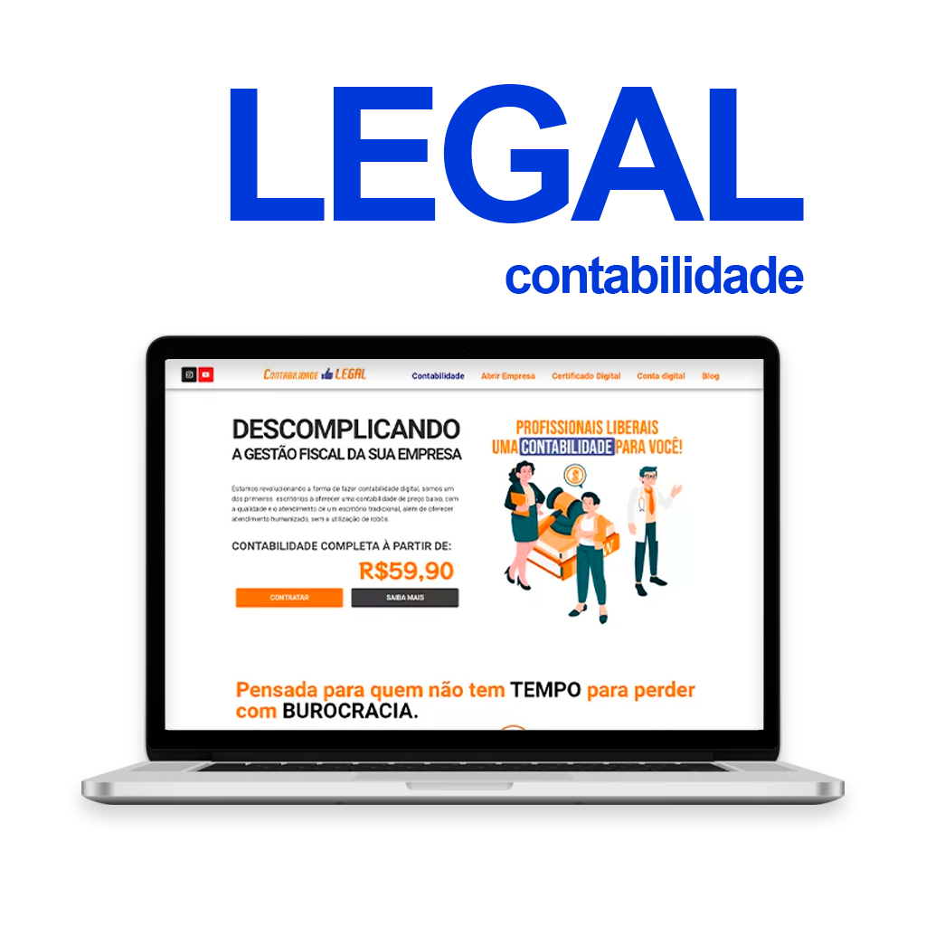 portifolio site egal contabilidade AGNC - Agência de Marketing