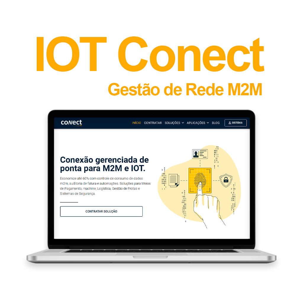 portifolio site iot conect AGNC - Agência de Marketing