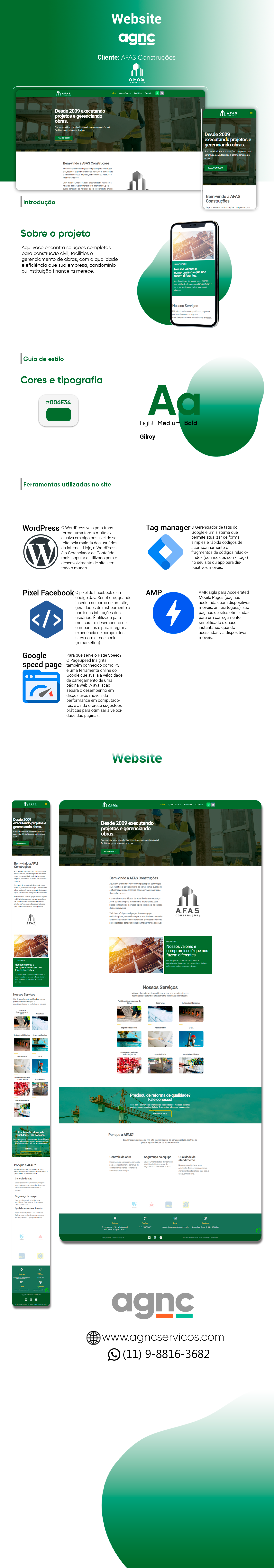 portifolio de site afas AGNC - Agência de Marketing