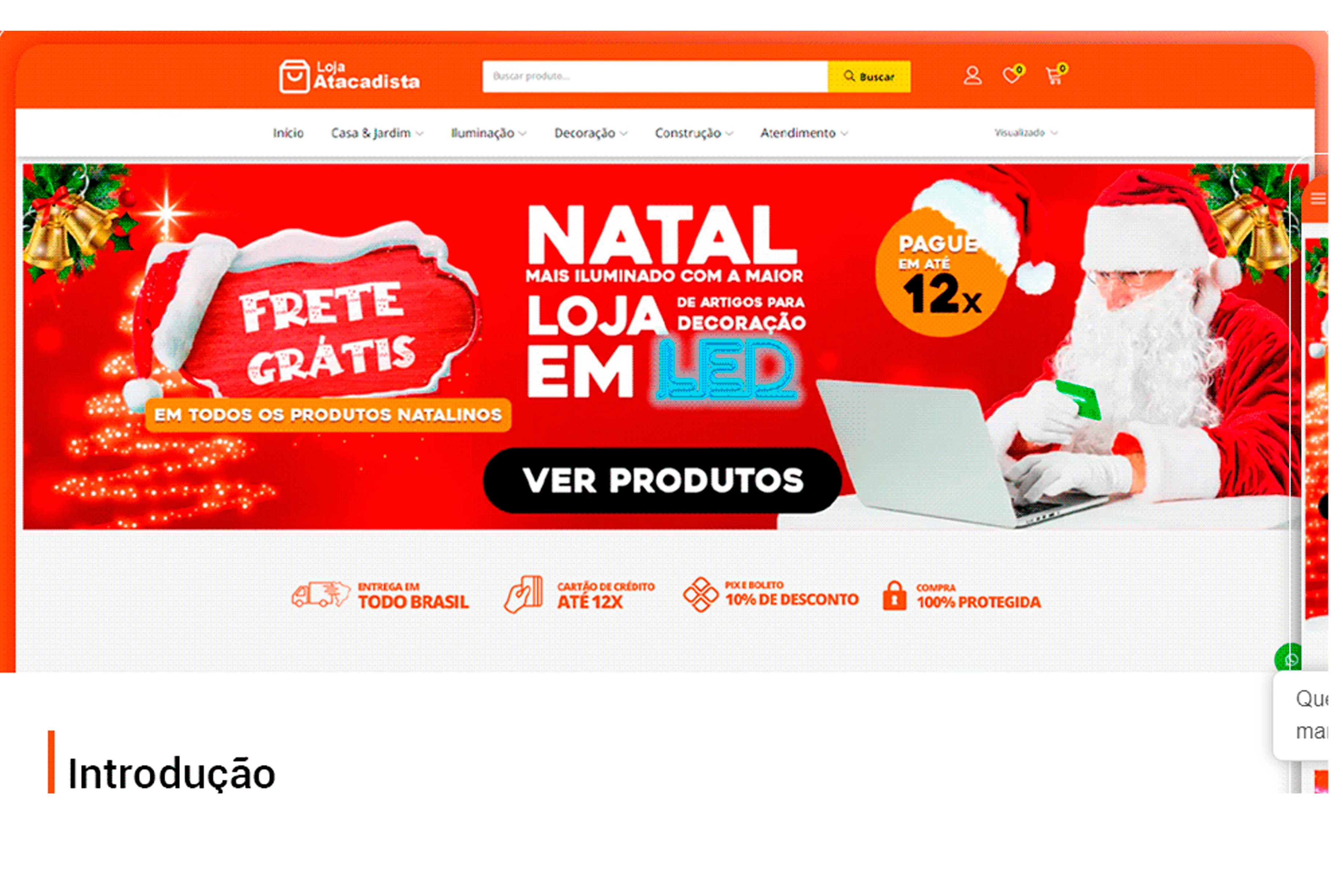 Portfólio, Criação de Sites e Lojas Virtuais