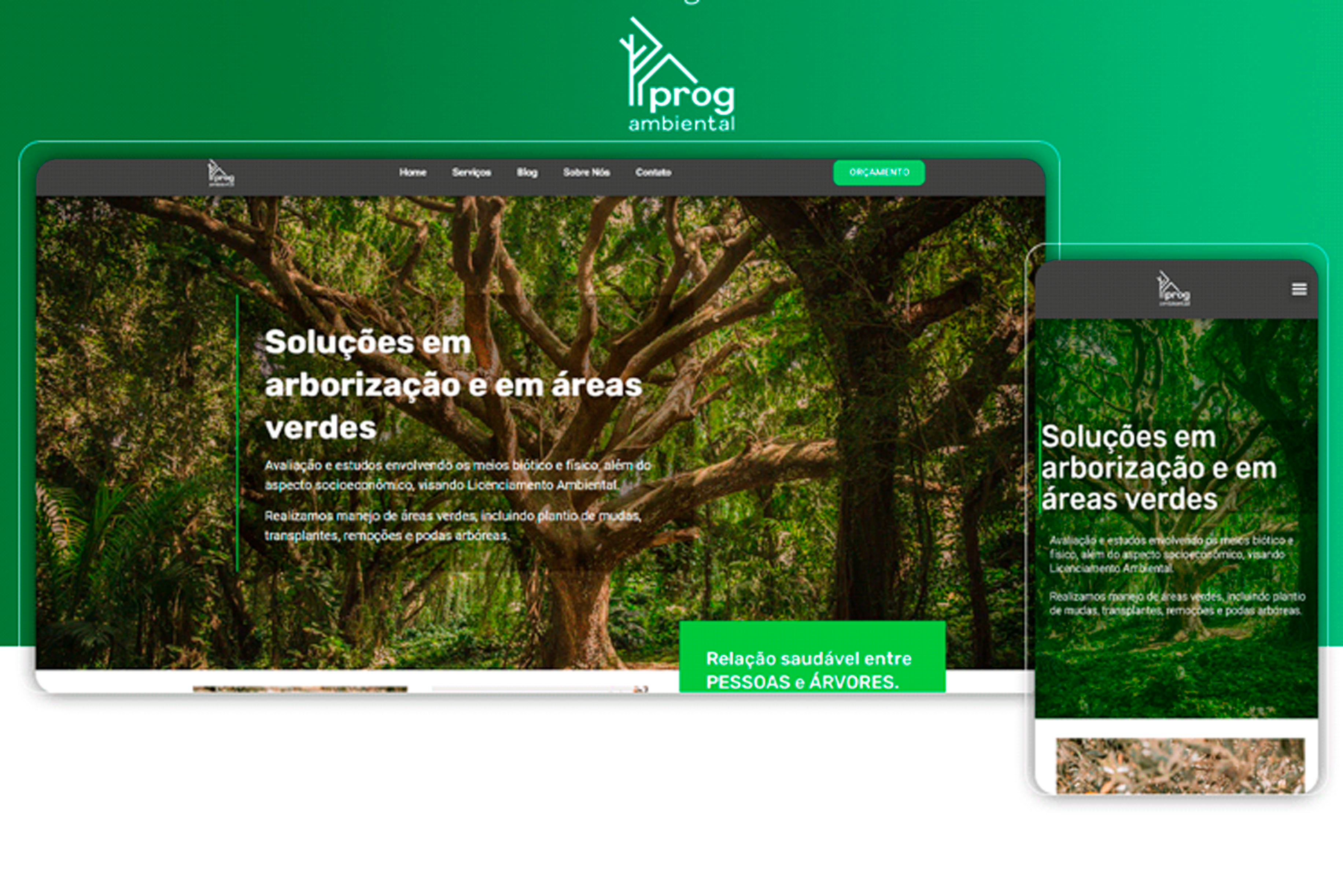 Site Progambiental | Portfolio | Criação Sites Em São Paulo Veja como ficou o nosso trabalho criação de site, elaboração de prospecção e gestão de mídias para o site Progambiental - VEJA