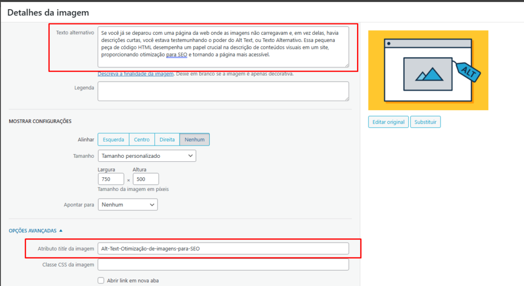 Em resumo, o Alt Text não é apenas uma prática, mas sim um catalisador de sucesso no vasto campo do SEO. Da acessibilidade à otimização de imagens, cada aspecto contribui para uma presença online mais robusta.