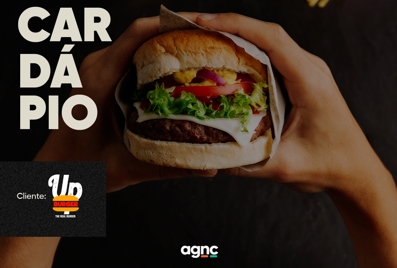 Criação De Cardápio: Up Burger 2024: Nosso Trabalho Projeto criação de Cardápio - Veja como foi nosso trabalho de criação do cardápio para a sanduicheria Up Burger