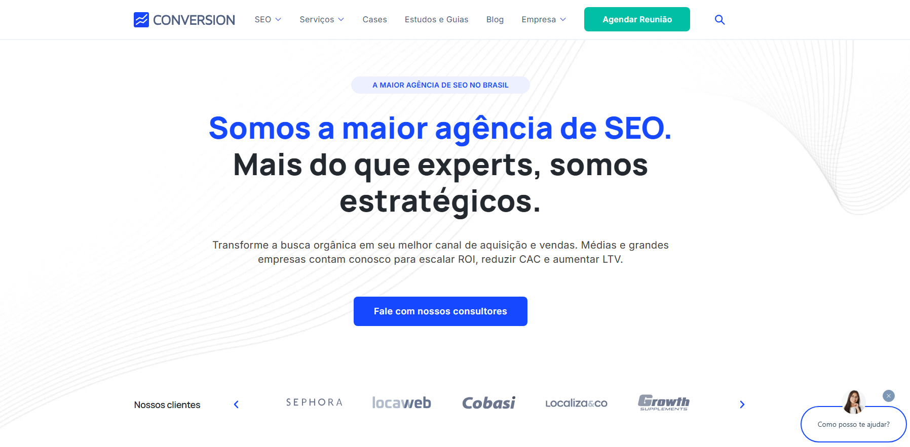 A Conversion é amplamente reconhecida por seu foco em SEO e marketing de performance. Com forte presença no segmento de otimização para buscadores, é ideal para empresas que querem aparecer organicamente nas primeiras posições do Google. Além do SEO, também atua com estratégias de conteúdo e inbound marketing.