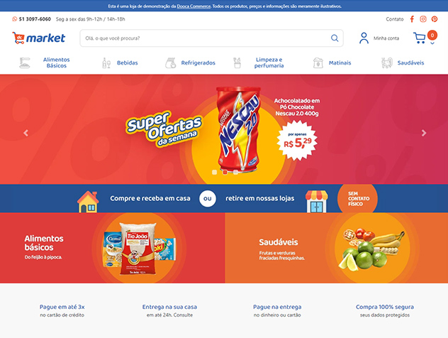 plataformas-de-e-commerce-para-pequenos-negocios-2 A Dooca Commerce é uma plataforma nacional que vem ganhando espaço por seu foco em personalização e desempenho. Com uma interface moderna, ela oferece ferramentas que ajudam a melhorar a experiência do cliente e, consequentemente, a taxa de conversão. O suporte em português e a integração com ferramentas de marketing são grandes vantagens para quem quer otimizar a loja desde o início.