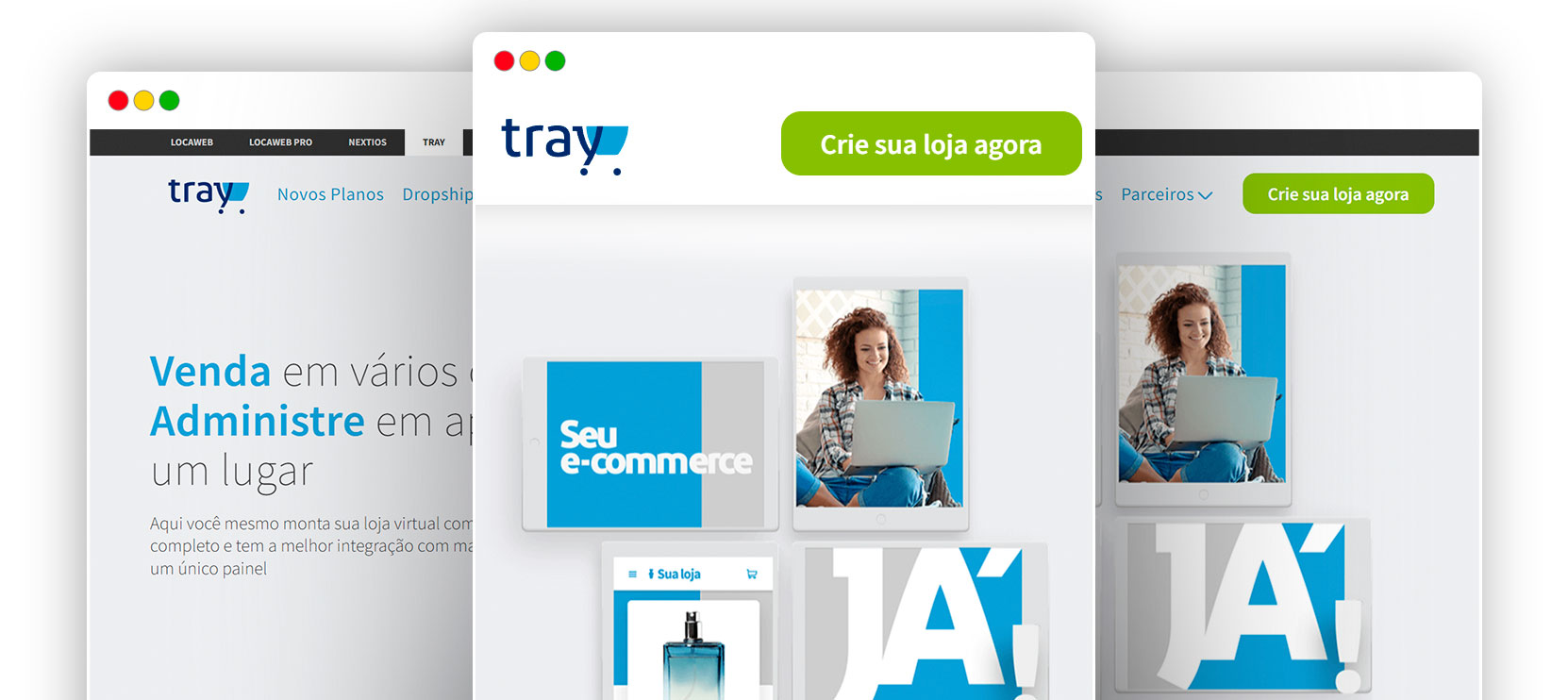 Para quem já tem uma visão de crescimento e planeja escalar as vendas, a Tray Commerce é uma opção robusta. Parte do grupo Locaweb, ela oferece recursos mais avançados, como a integração facilitada com os principais marketplaces do país. O suporte técnico é um dos seus diferenciais, ideal para quem precisa de mais segurança e um atendimento ágil. Se a sua estratégia envolve vender em múltiplos canais, a Tray pode ser a escolha ideal.