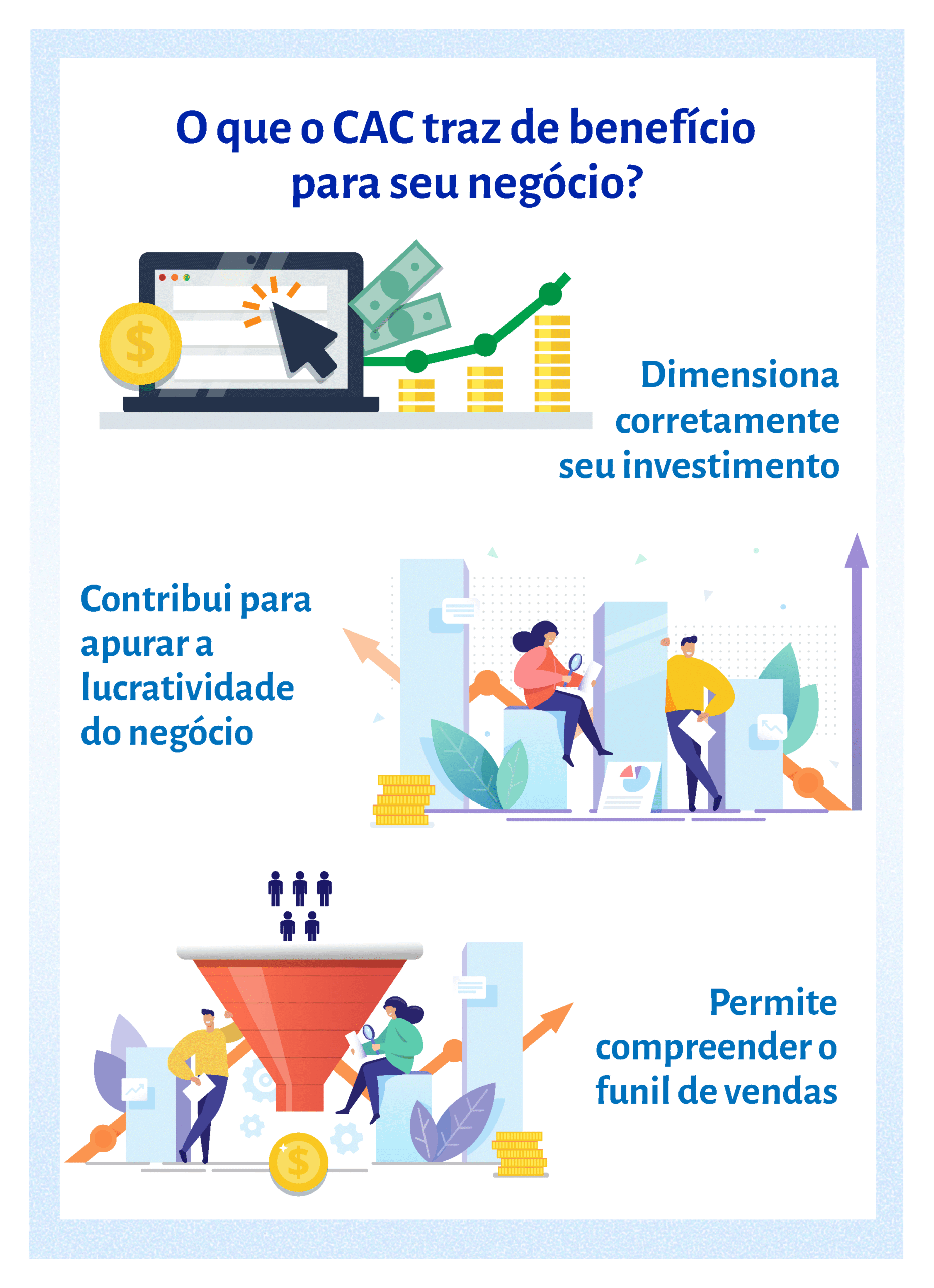 o-que-e-cac-no-marketing-digital-4 No universo do marketing digital, entender o CAC — Custo de Aquisição de Cliente — é mais do que uma questão de números: é a chave para tomar decisões estratégicas sobre investimentos em marketing e vendas. Se você ainda não sabe quanto custa conquistar um cliente, está navegando às cegas. Neste artigo, vamos detalhar o conceito, como calcular, sua importância e estratégias para otimizar o CAC.