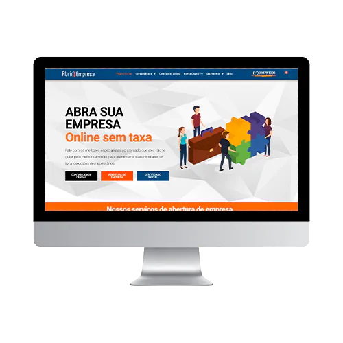 site abrir empresa ltda portifolio AGNC - Agência de Marketing